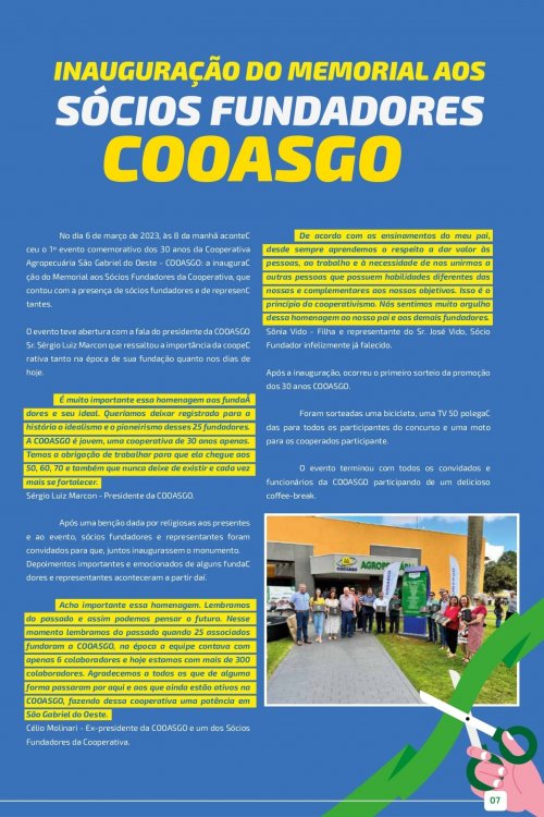 Informativo COOASGO Edio n18