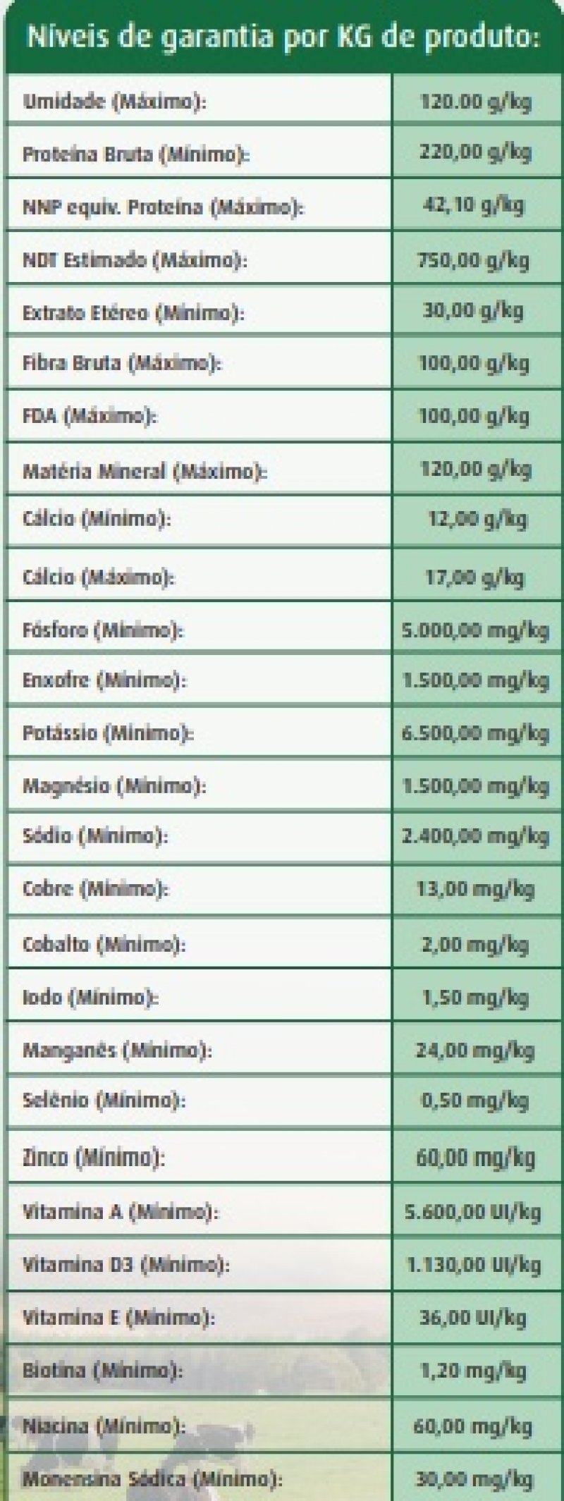 NÍVEIS DE GARANTIA